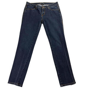 Kayden K Jeans Womens 11 Skinny Dark Wash Stretch Denim Classic Fit